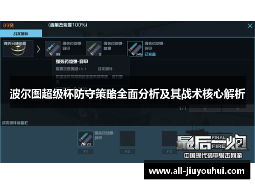 波尔图超级杯防守策略全面分析及其战术核心解析